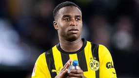 Youssoufa Moukoko avec le Borussia Dortmund en novembre 2022