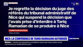 Le tribunal administratif autorise la conférence de Tariq Ramadan à Nice