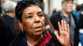 Mariam Abou Daqqa arrive au commissariat de Noailles à Marseille le 16 octobre 2023