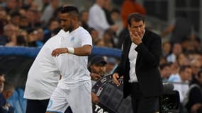 Le Marseillais Dimitri Payet et l'entraîneur Rudi Garcia le 24 mai 2019