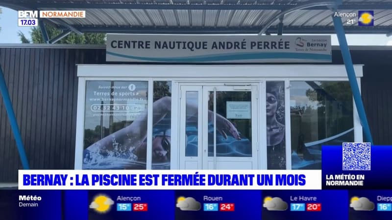 Eure: la piscine de Bernay fermée pendant un mois
