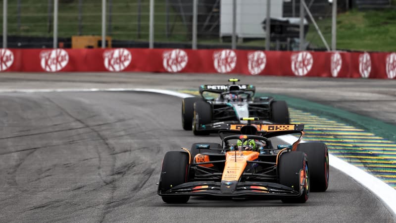 Lando Norris lors de la course sprint du GP du Bresil le 8 novembre 2025 2177703