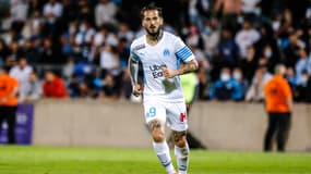 Dario Benedetto lors du match de préparation de l'OM face au Servette FC, le 15 juillet