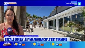 Marseille: le "Mama beach" a été évacué par les forces de l'ordre sur l'escale Borély