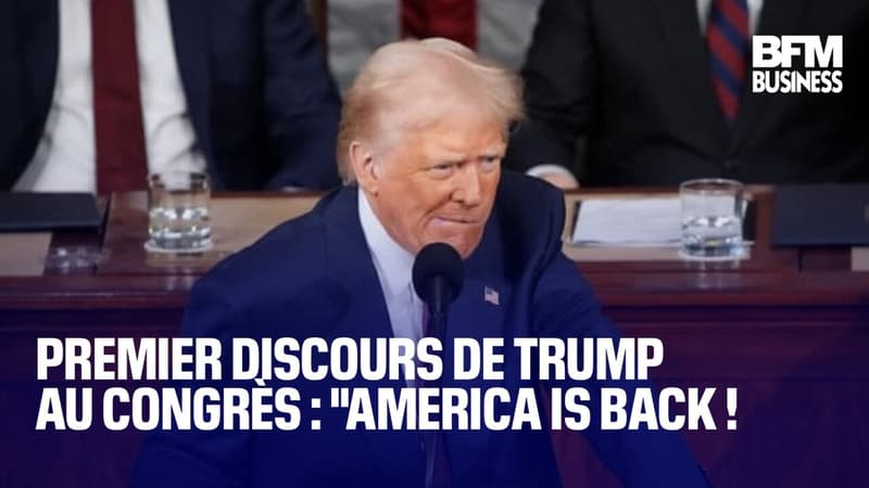 Premier discours de Trump au Congrès : 