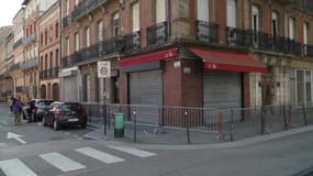 L'immeuble évacué samedi 16 mars 2024, à Toulouse (Haute-Garonne), filmé deux jours après sa condamnation.