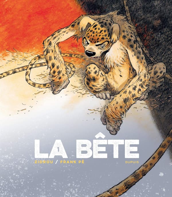 Détail de la couverture de "La Bête", relecture réaliste du Marsupilami Détail de la couverture de "La Bête", relecture réaliste du Marsupilami