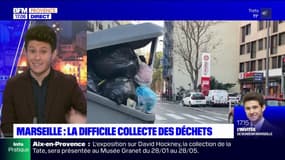 Marseille: la collecte des déchets en difficulté