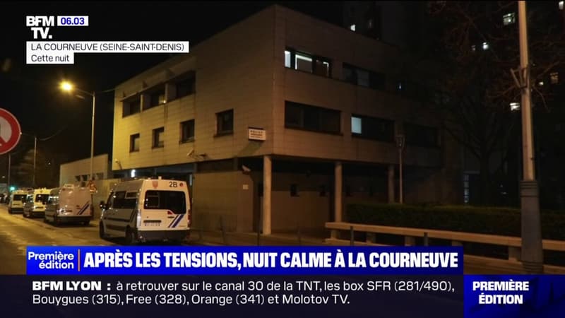 La Courneuve: une nuit calme après l'attaque du commissariat dimanche