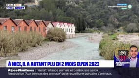 Nice: il est tombé plus de pluie en deux mois que sur l'année 2023