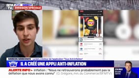 "Tous Anti-Inflation"l'application créée par un lycéen pour consommer moins cher