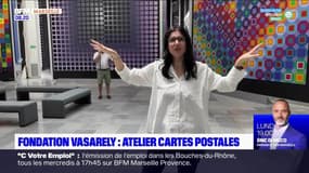 Passions Provence : Fondation Vasarely: Atelier cartes postales
