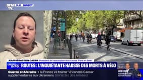 Pour Jean-Sébastien Catier ("Paris en selle"), les poids-lourds sont "le danger principal pour les cyclistes en agglomération" 