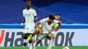Camavinga et Asensio du Real Madrid face à Francis Coquelin (Villareal) le 25 septembre 2021