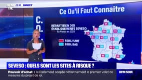 1302 sites sont classés Seveso en France, dont 691 en seuil haut