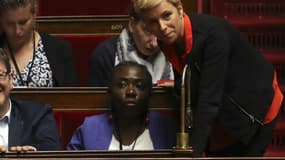 Les députées LFI Clémentine Autain et Danièle Obono, ici à l'Assemblée nationale en août 2017.