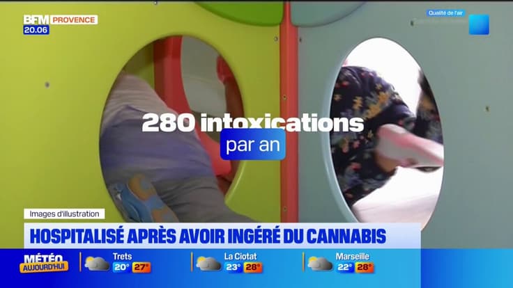 Un enfant hospitalisé à Marseille après avoir ingéré du cannabis 