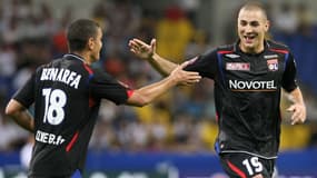 Hatem Ben Arfa et Karim Benzema