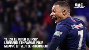 "Il est le futur du PSG", Leonardo s'enflamme pour Mbappé (et veut le prolonger)