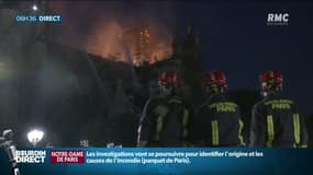 Incendie de Notre-Dame: le feu serait parti de la base de la flèche