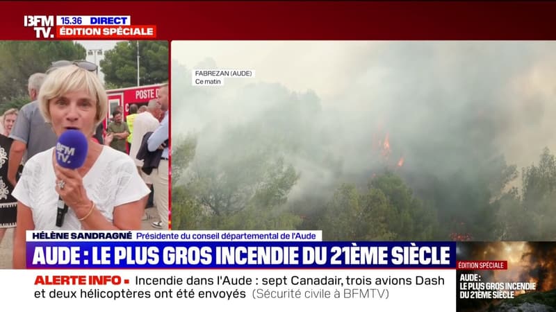 Incendie dans l'Aude: 