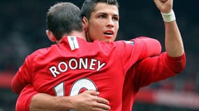 Rooney et Ronaldo