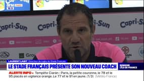 Le Stade français a présenté son nouveau manager, Laurent Labit