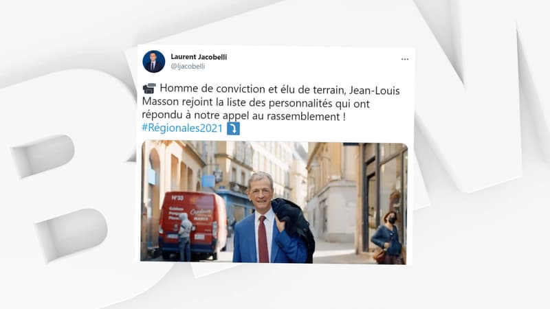 Le sénateur Jean-Louis Masson annonce sa candidature aux élections régionales sur la liste RN dans le Grand-Est, en mai 2021.