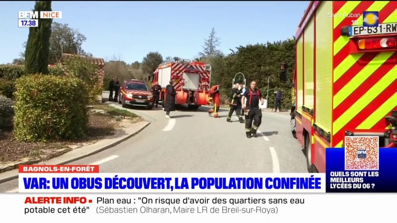 Var: un obus au phosphore découvert à Bagnols-en-Forêt