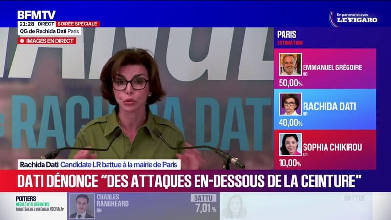 Municipales 2026 à Paris: Rachida Dati estime que l'équipe d'Emmanuel Grégoire "devra répondre à l'angoisse des familles devant le scandale des violences sexuelles dans le périscolaire"