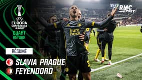 Résumé : Slavia Prague 1-3 Feyenoord (Q) -  Conference League (quart de finale retour)