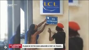 Plaque de Victor Hugo arrachée en Martinique: "Étudions les textes et resituons au lieu d'enlever"