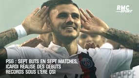 PSG : Sept buts en sept matches, Icardi réalise des débuts records sous l'ère QSI