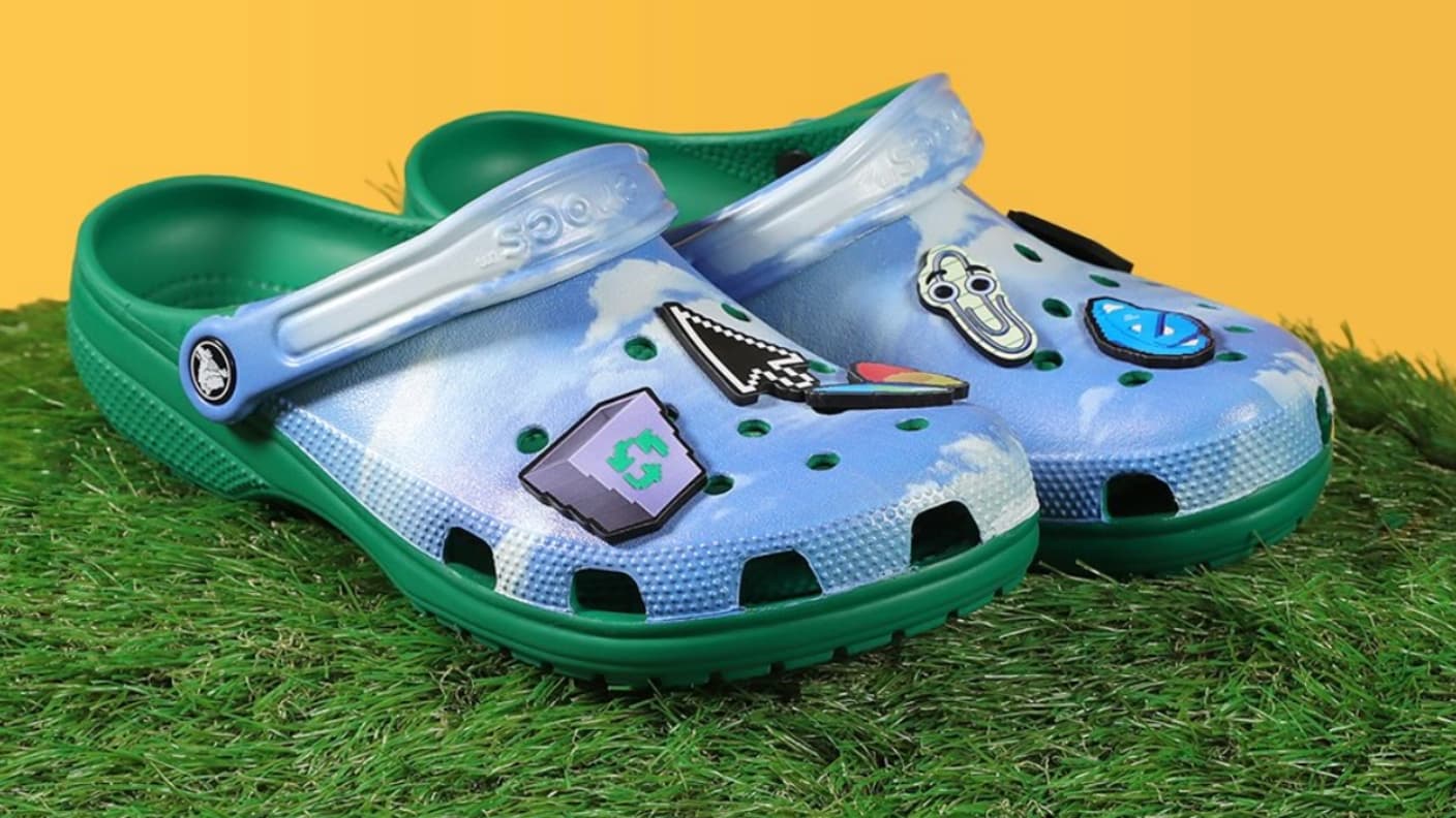 POUR SES 50 ANS, MICROSOFT LANCE... DES CROCS WINDOWS XP, PARCE QU'ON PEUT ÊTRE GEEK ET STYLÉ