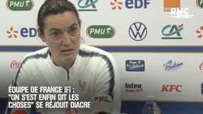 Équipe de France (F) : "On s'est enfin dit les choses" se réjouit Diacre