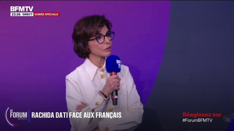 FORUM BFM - Procès de Rachida Dati: "Je suis très confiante sur ce dossier", déclare la ministre de la Culture