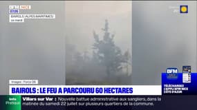 Incendie à Bairols: le feu a parcouru 60 hectares