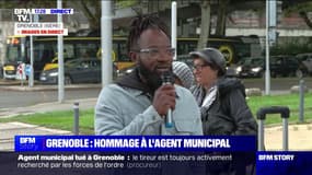 "C'est quelqu'un qui était un vrai gentil": Un ami d'enfance de l'employé municipal tué par balles à Grenoble ce dimanche lui rend hommage à proximité du lieu du drame
