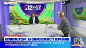 "Plus de 15.000 personnes bénéficient de l'aide des Restos du Coeur" dans le secteur de Rouen, selon Jean-Marie Marchand