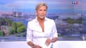 Claire Chazal a présenté son dernier JT sur TF1 le dimanche 13 septembre 2015. - Capture d'écran TF1