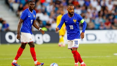 Alexandre Lacazette lors du match amical France-Paraguay (4-1), le 4 juillet 2024