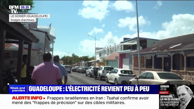 Guadeloupe: après une coupure généralisée, l'électricité fait son retour progressivement