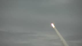 Tir d'un missile russe hypersonique "Zircon" fin mai 2022