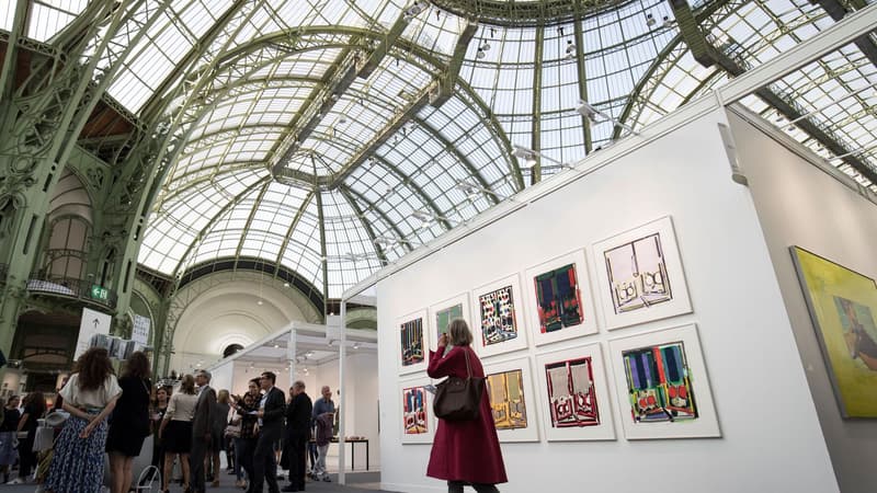 La Foire internationale d'art contemporain au Grand Palais à Paris 