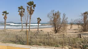 La plage de Saint-Aygulf à Fréjus.