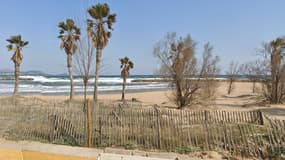 La plage de Saint-Aygulf à Fréjus.