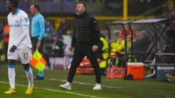 Roberto De Zerbi lors du match de Ligue des champions entre l'OM et Bruges - le 28/01/2026