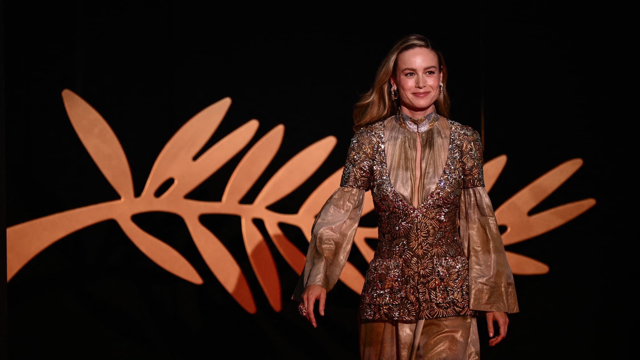 Brie Larson lors de la 76 ème édition du Festival de Cannes Brie Larson lors de la 76 ème édition du Festival de Cannes
