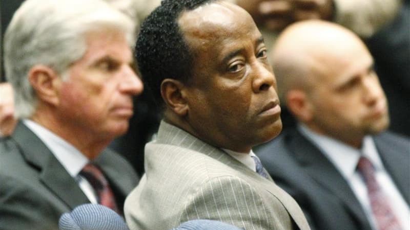 Les procureurs de Los Angeles ont requis une peine de quatre ans de prison à l'encontre du Dr Conrad Murray, reconnu coupable lors de son procès d'homicide involontaire pour avoir prescrit au "roi de la pop" un médicament à l'origine de son décès. /Photo