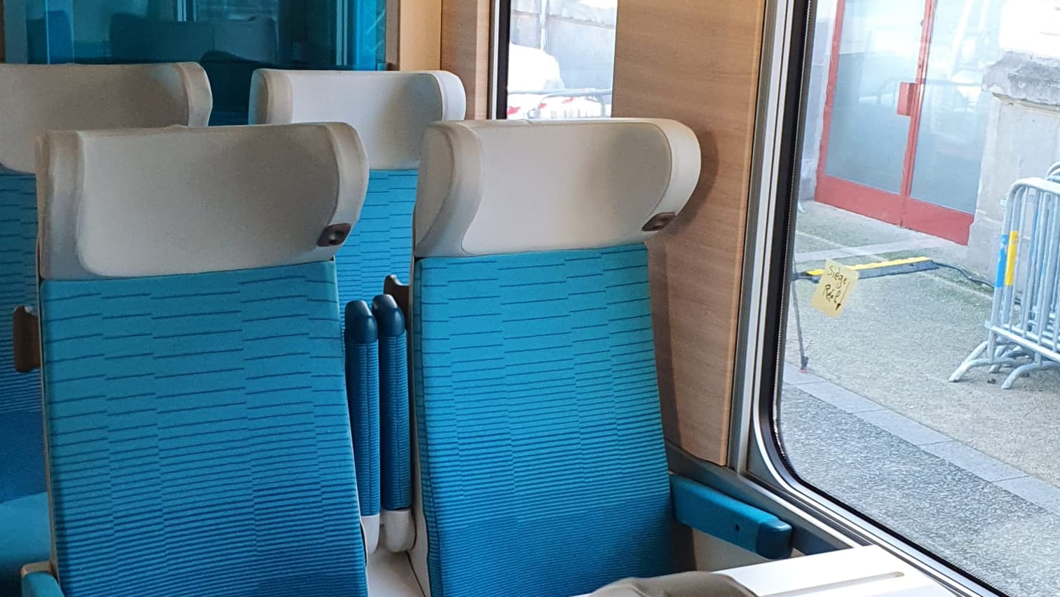 L'intérieur des nouvelles rames Intercités "Oxygène"